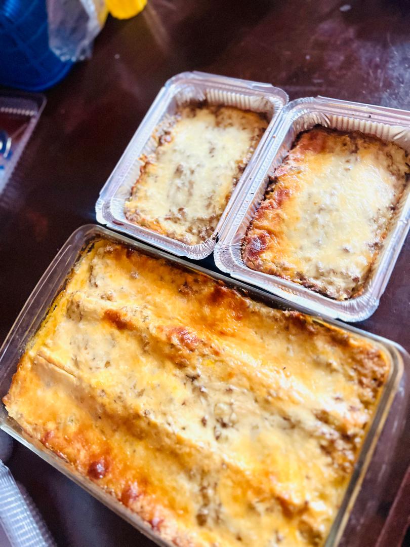 Nourriture - plateau lasagne